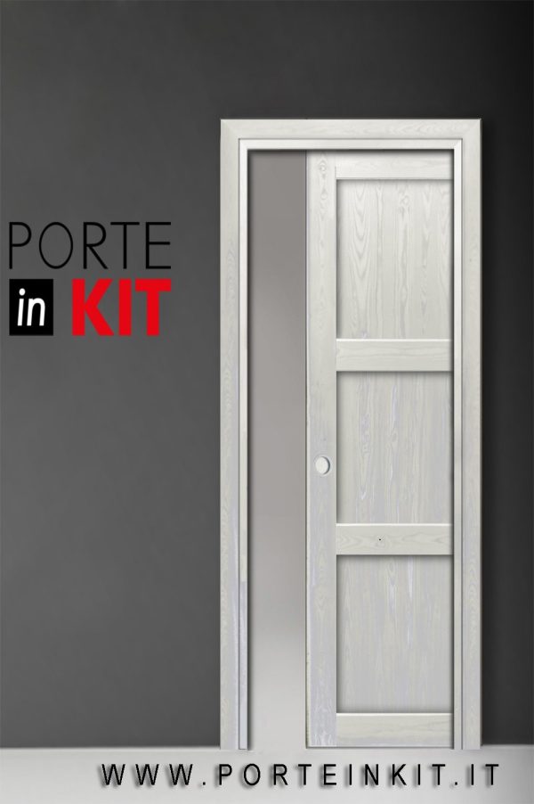 Porte a misura Scorrevoli interno muro verniciate una anta